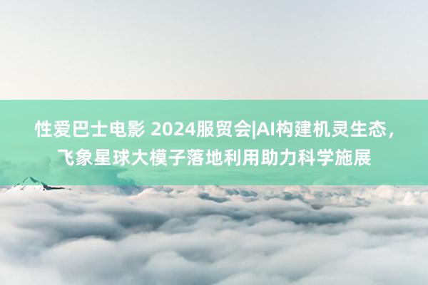 性爱巴士电影 2024服贸会|AI构建机灵生态，飞象星球大模子落地利用助力科学施展