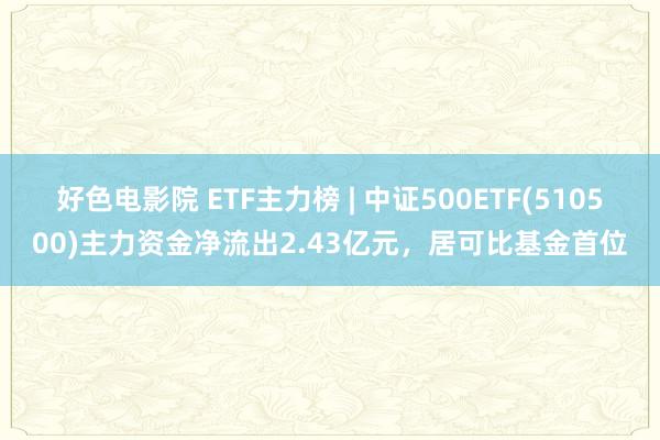 好色电影院 ETF主力榜 | 中证500ETF(510500)主力资金净流出2.43亿元，居可比基金首位