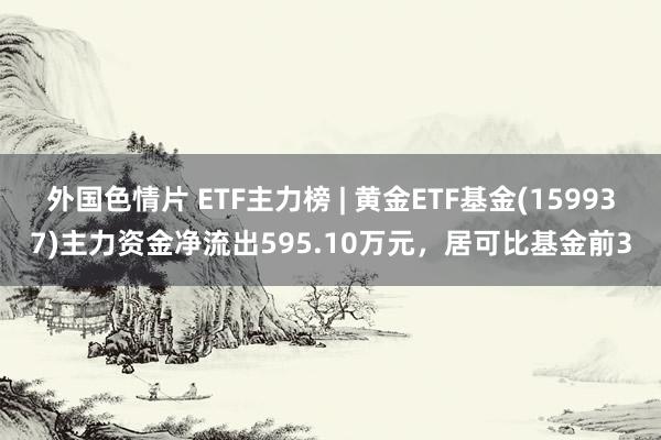 外国色情片 ETF主力榜 | 黄金ETF基金(159937)主力资金净流出595.10万元，居可比基金前3