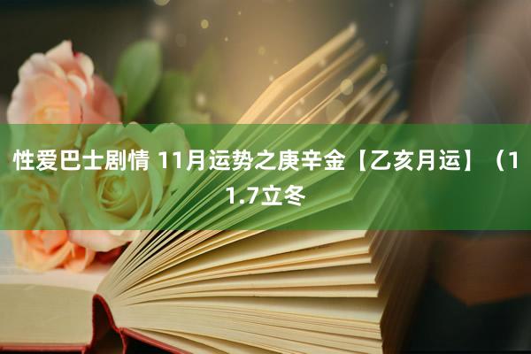 性爱巴士剧情 11月运势之庚辛金【乙亥月运】（11.7立冬