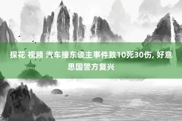 探花 视频 汽车撞东谈主事件致10死30伤， 好意思国警方复兴